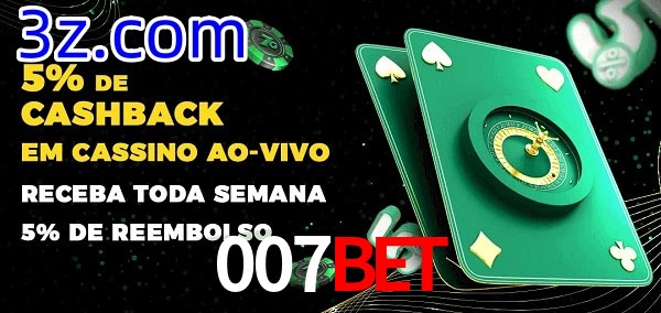 Promoções do cassino ao Vivo 007Bet
